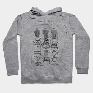 SHAVING BRUSH patent Hoodie